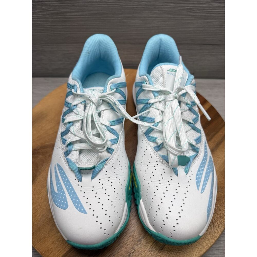 Skecher Viper Court Rally Pickleball Shoe White/Blue (172110/WLB) Women’s 7.5 - Picture 4 of 12